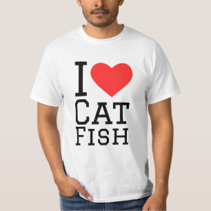 I Liebe Katzenfisch T-Shirt