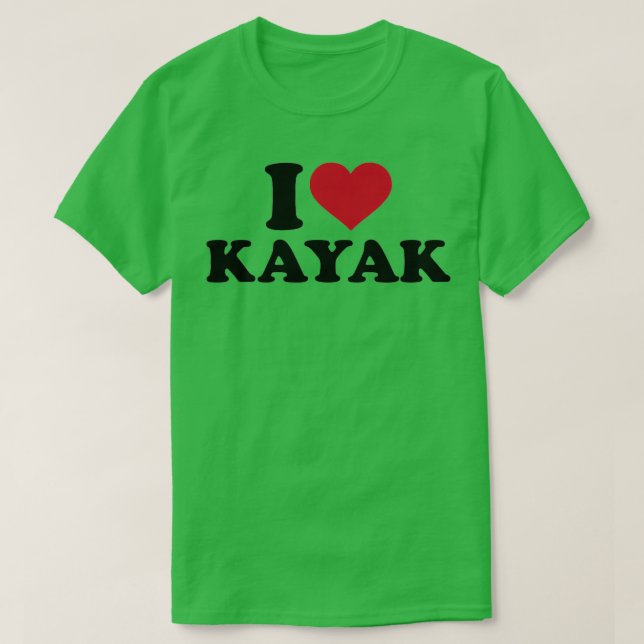 I Liebe Kayak 1 T-Shirt (Design vorne)
