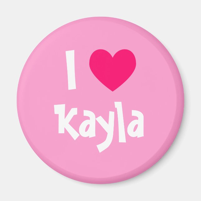 I Liebe Kayla Magnet (Vorne)