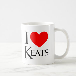 I Liebe Keats Tasse