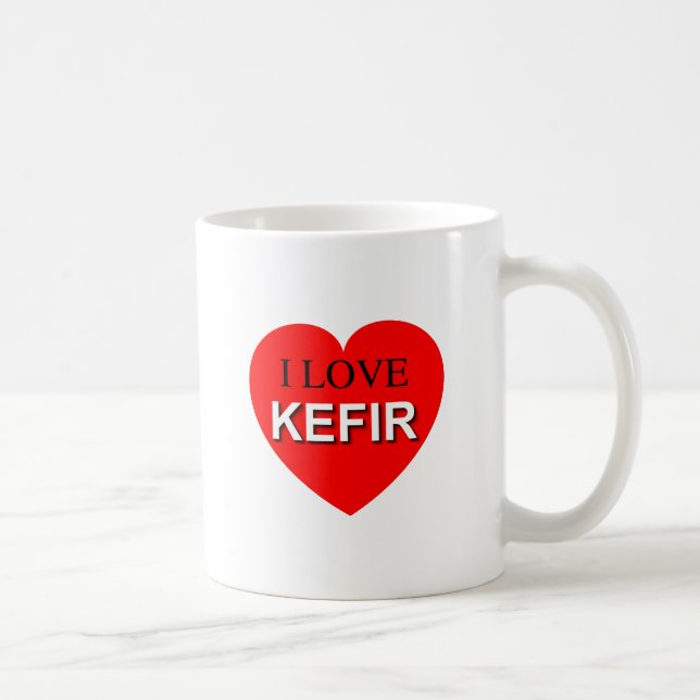 I Liebe Kefir Kaffeetasse (Rechts)