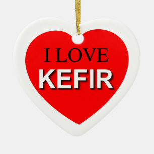 I Liebe Kefir Keramikornament