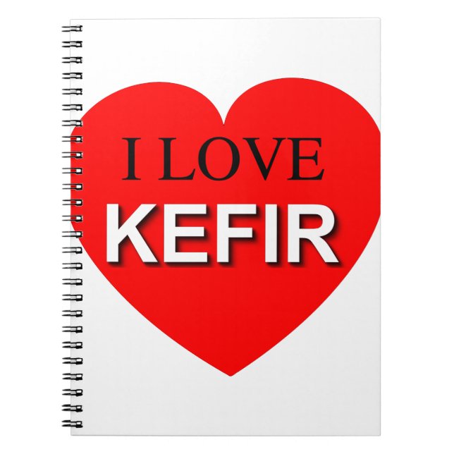 I Liebe Kefir Notizblock (Vorderseite)