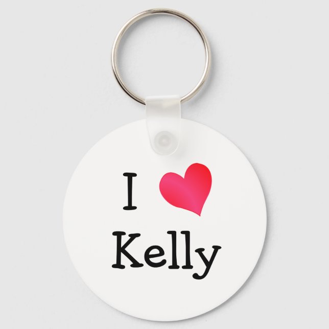 I Liebe Kelly Schlüsselanhänger (Vorderseite)
