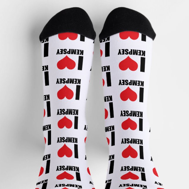 I Liebe Kempsey Socken (Oben)