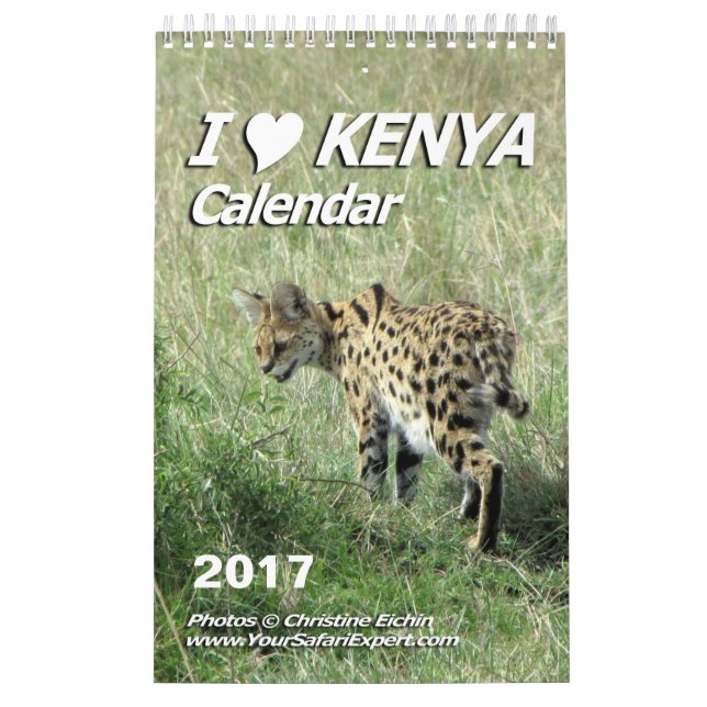 I LIEBE-KENIA-Kalender (Single-Seite) Kalender (Titelbild)