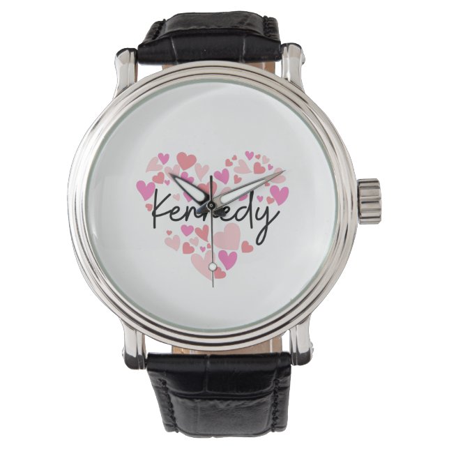 I Liebe Kennedy Armbanduhr (Vorderseite)