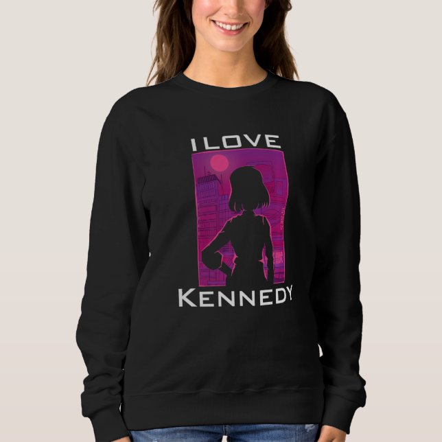 I Liebe Kennedy Sweatshirt (Vorderseite)