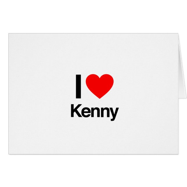 i Liebe kenny (Vorderseite (Horizontal))