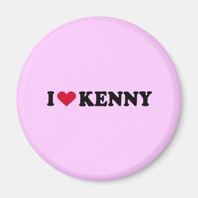 I LIEBE KENNY MAGNET (Vorne)