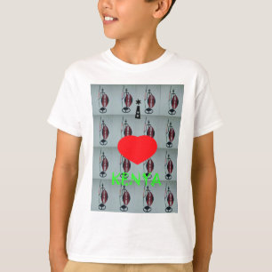 I Liebe Kenya Art Print T-Shirt