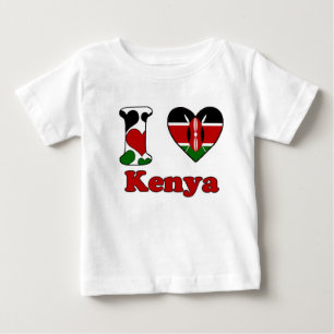 I Liebe Kenya Baby T-shirt