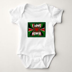I Liebe Kenya Hakuna Matata Geschenke Baby Strampler