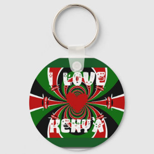 I Liebe Kenya Hakuna Matata Geschenke Schlüsselanhänger