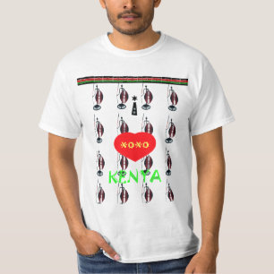 I Liebe Kenya Maasai XOXO Hakuna Matata Zazzle T T-Shirt