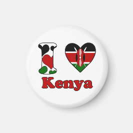 I Liebe Kenya Magnet