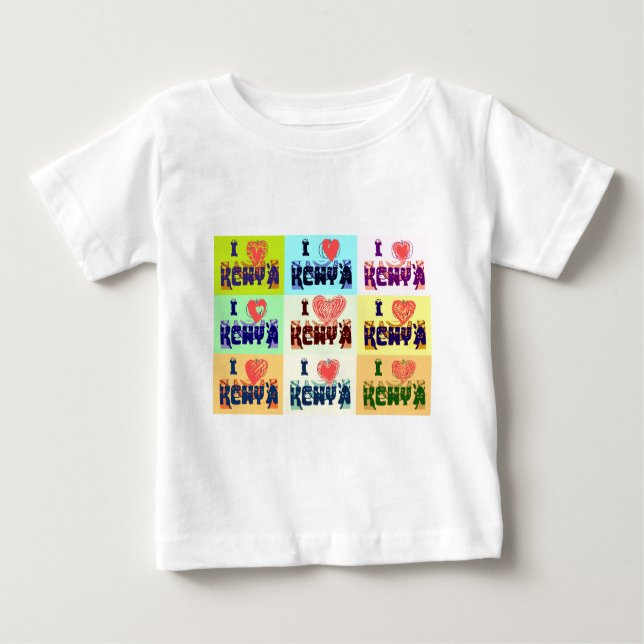 I Liebe Kenya.png Baby T-shirt (Vorderseite)