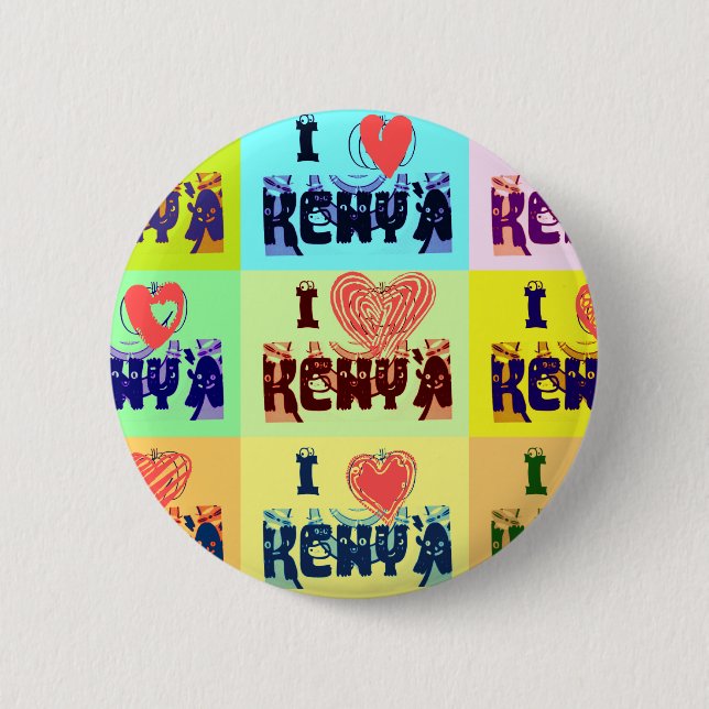 I Liebe Kenya.png Button (Vorderseite)