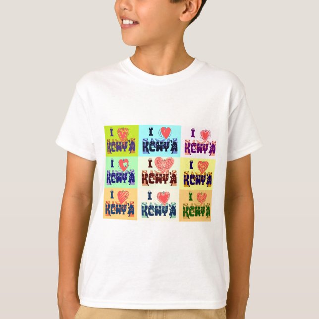 I Liebe Kenya.png T-Shirt (Vorderseite)