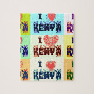 I Liebe Kenya Puzzle