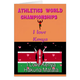 I Liebe Kenya World Sports Champions Hakuna Matata