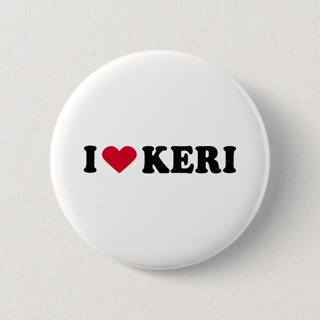 I LIEBE KERI BUTTON (Vorderseite)