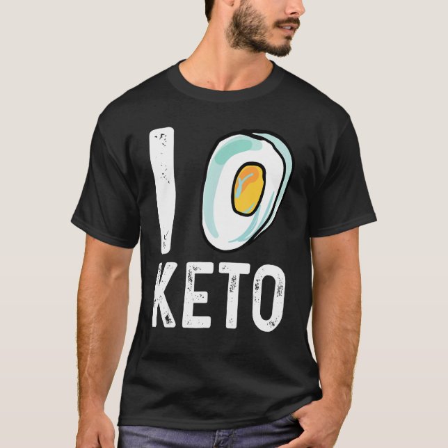 I Liebe Keto Keto Outfit Keto T-Shirt (Vorderseite)