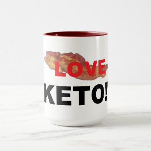 I Liebe Keto Popular Bacon Tasse