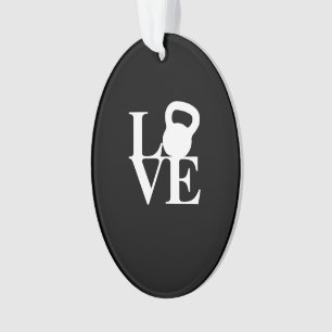 I Liebe Kettlebells Ornament