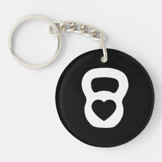 I Liebe Kettlebells Schlüsselanhänger