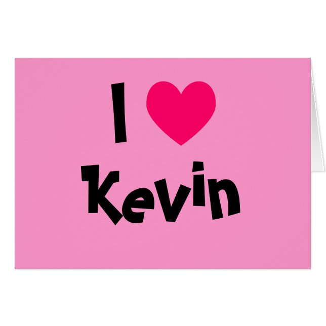 I Liebe Kevin (Vorderseite (Horizontal))