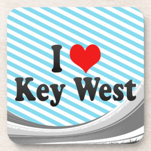 I Liebe Key West, Vereinigte Staaten Untersetzer