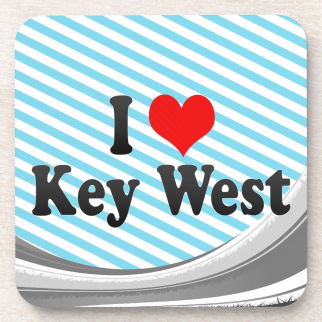 I Liebe Key West, Vereinigte Staaten Untersetzer (Vorderseite)
