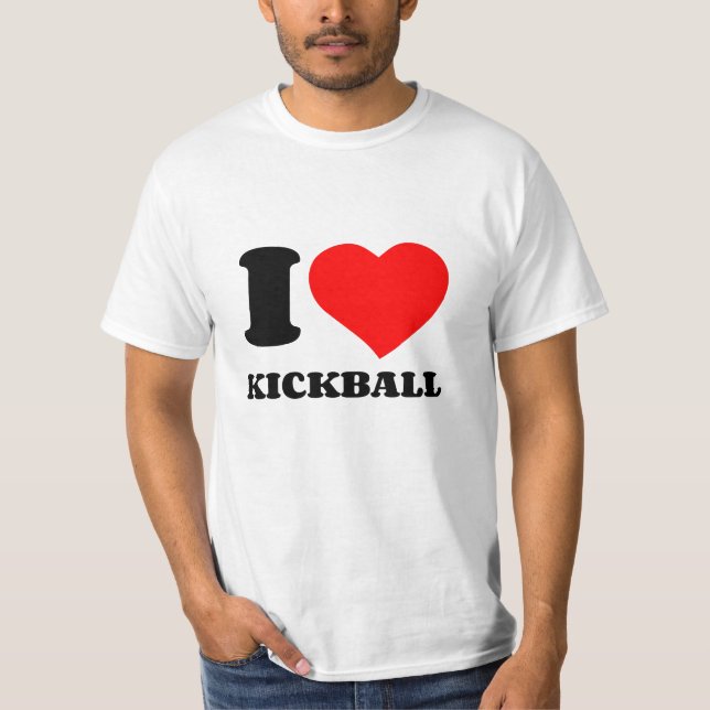 I LIEBE KICKBALL T-Shirt (Vorderseite)