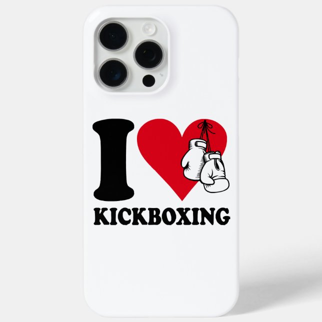 I Liebe Kickboxing Case-Mate iPhone Hülle (Rückseite)
