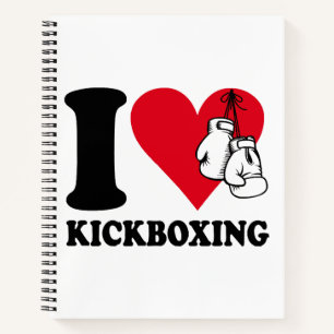 I Liebe Kickboxing Notizbuch