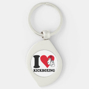 I Liebe Kickboxing Schlüsselanhänger
