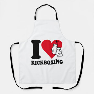 I Liebe Kickboxing Schürze