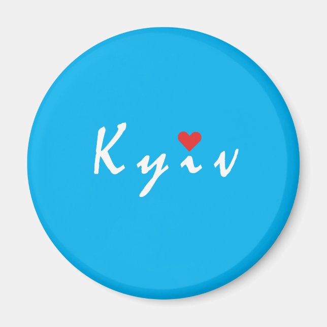 I Liebe Kiev Magnet (Vorne)