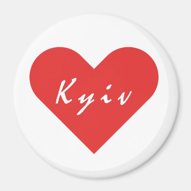 I Liebe Kiev Magnet (Vorne)