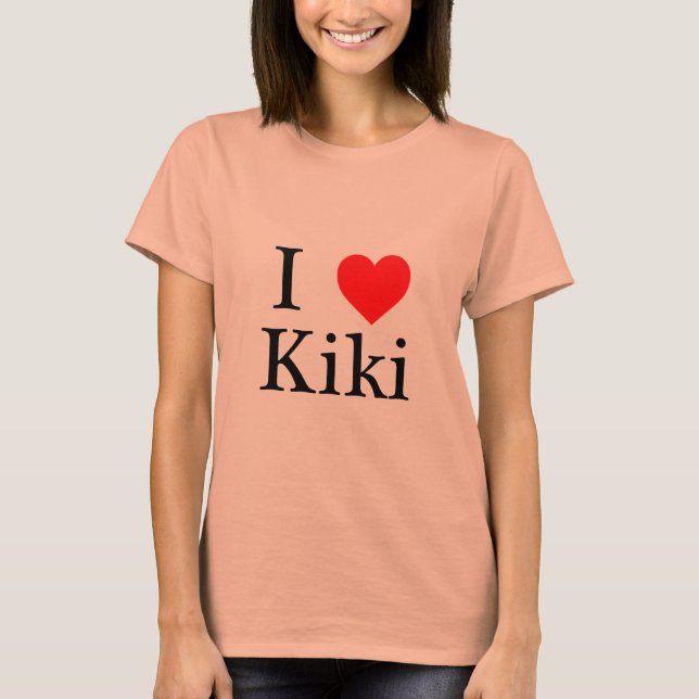 I Liebe Kiki Shirt (Vorderseite)