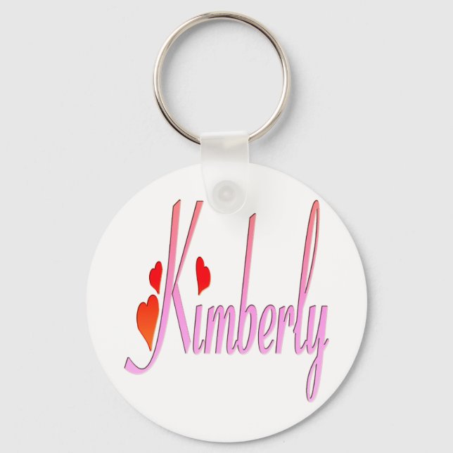 I Liebe Kimberly Schlüsselanhänger (Vorderseite)