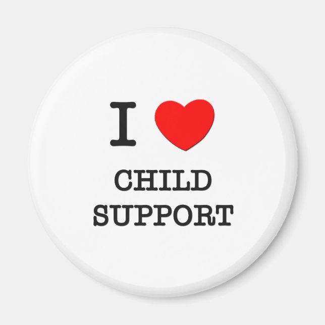 I Liebe Kinderbetreuung Magnet (Vorne)