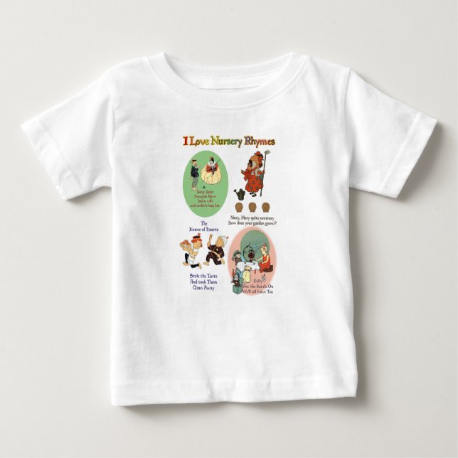 I LIEBE KINDERZIMMER RHYMES (#3) BABY T-SHIRT (Vorderseite)
