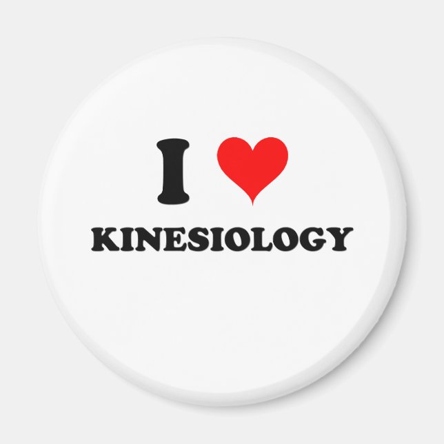 I Liebe Kinesiologie Magnet (Vorne)