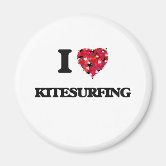 I Liebe Kitesurfing Magnet