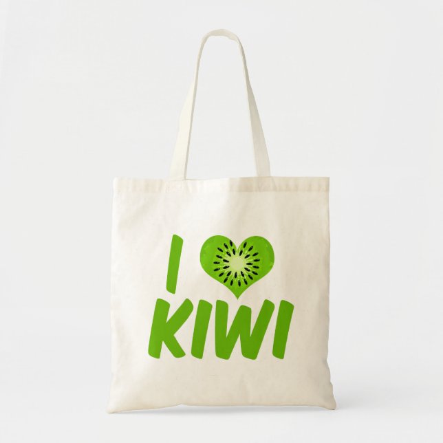 I Liebe Kiwi Tragetasche (Vorne)