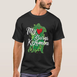 I Liebe Kizomba Lateinamerika Bachata Tanzunterric T-Shirt