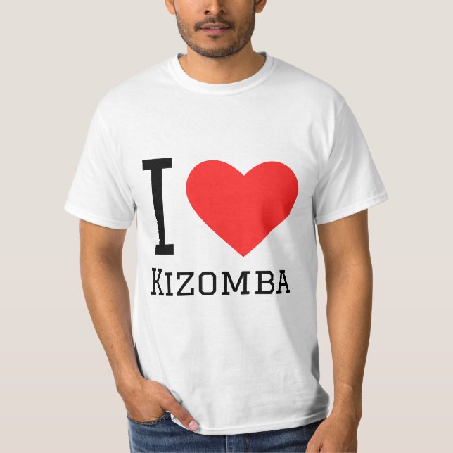 I Liebe Kizomba T-Shirt (Vorderseite)