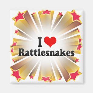 I Liebe-Klapperschlangen Magnet